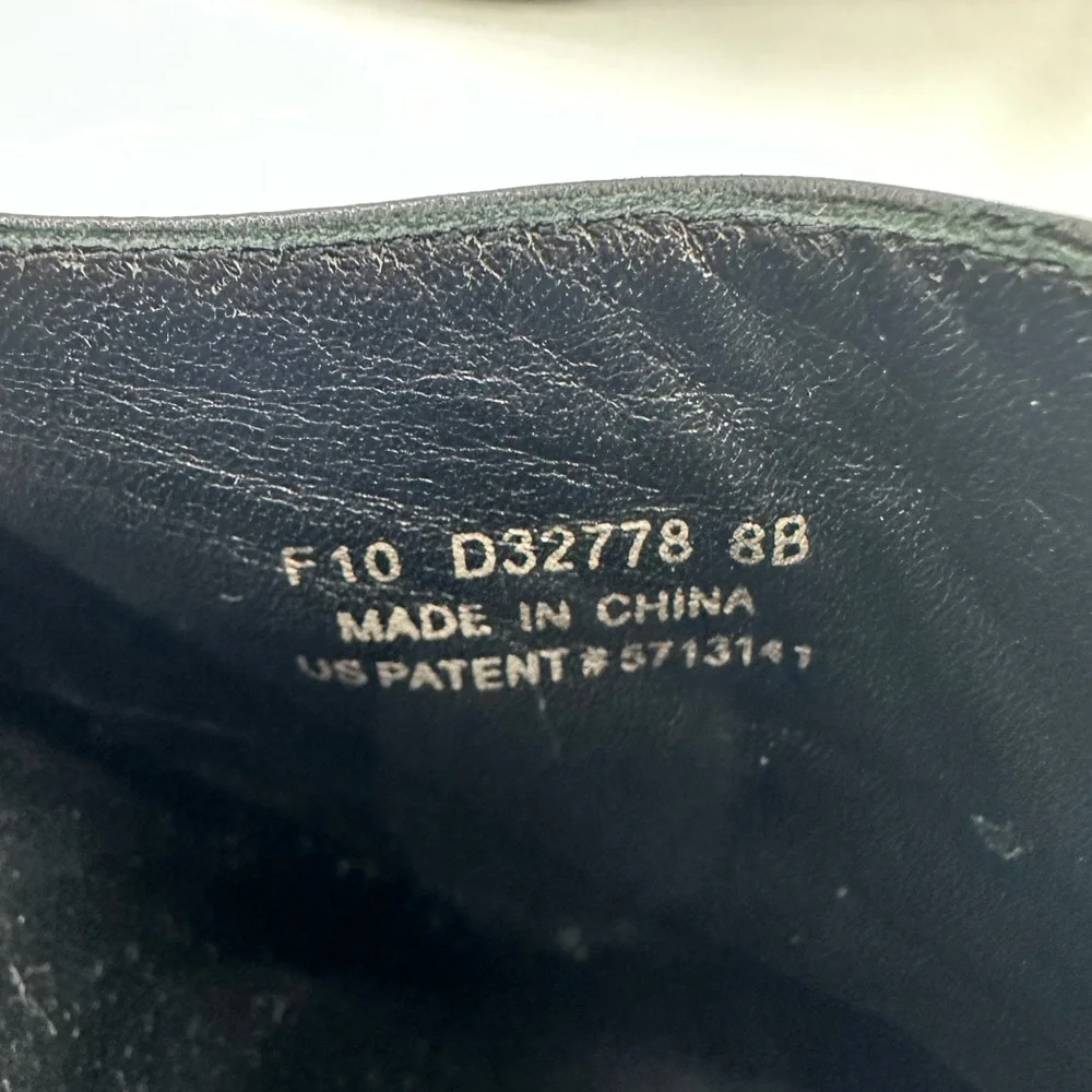 *Cole Haan Leather Booties Black Stiletto Heel Womens 8 with Dustbag - Picture 11 of 14